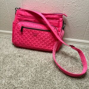 Pinkcore Lug Shimmy Crossbody Bag